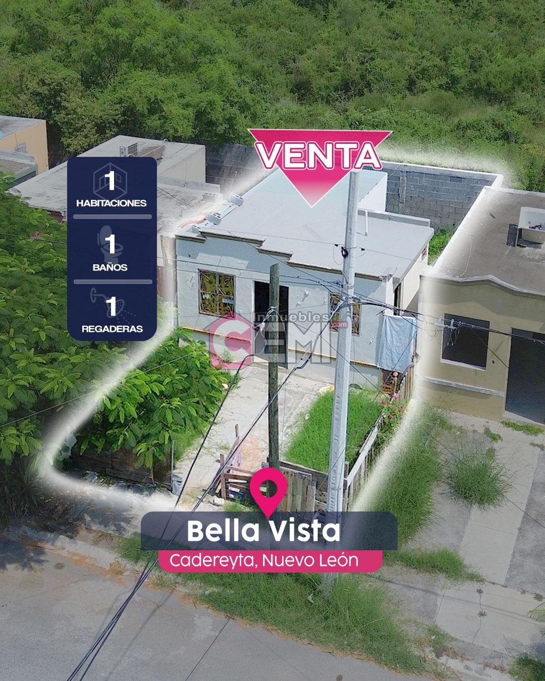 Casa en venta, bella vista, cadereyta, nuevo león.