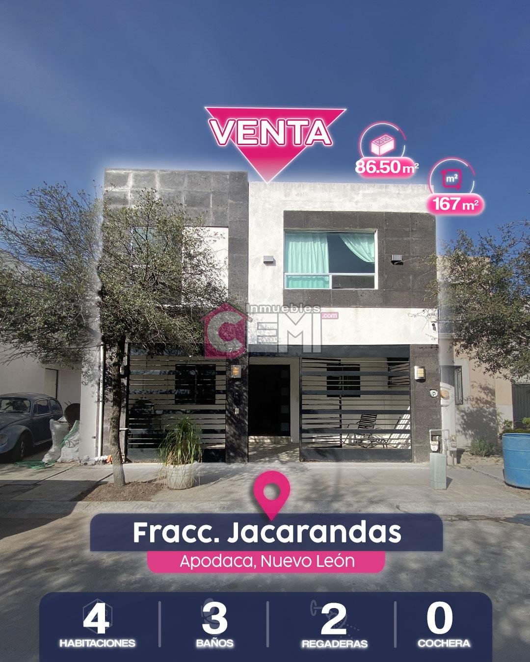 JACARANDAS, CASA EN VENTA, FACHADA CON PORTON EN COLONIA PRIVADA CERCA DE PARQUES INDUSTRIALES