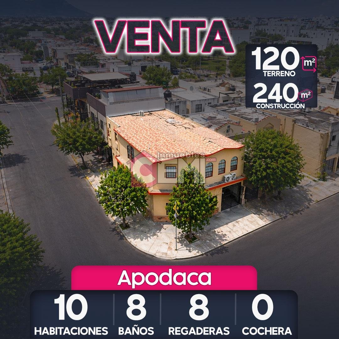 casa en esquina en venta con departamentos en renta. valle de las puentes en apodaca. valle de apodaca casa en venta, insurgentes casa en venta. casa en esquina en venta apodaca