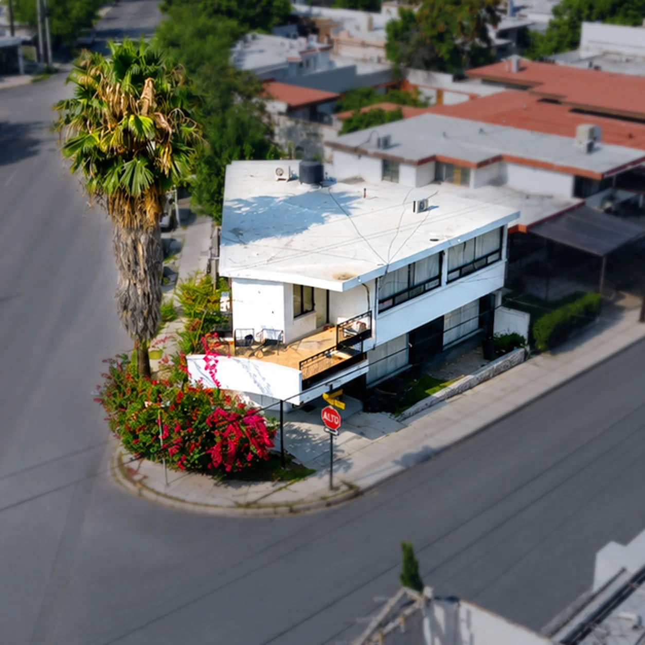 exterior de Casa en venta en Vista Hermosa, Monterrey, Nuevo León.